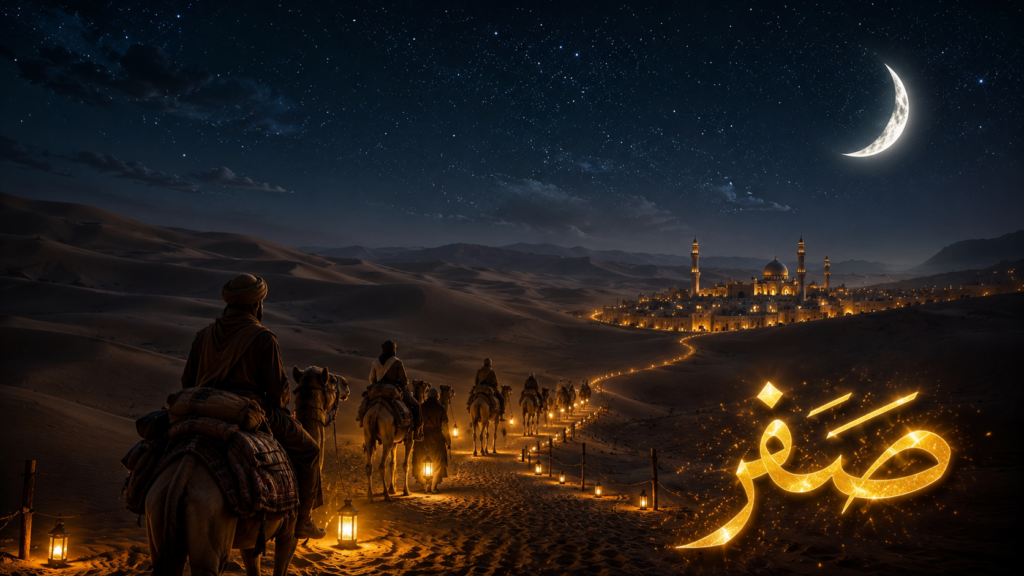 Safar 2026 — Meaning, Dates, History, Superstitions Debunked & Worship Guide (1448H)